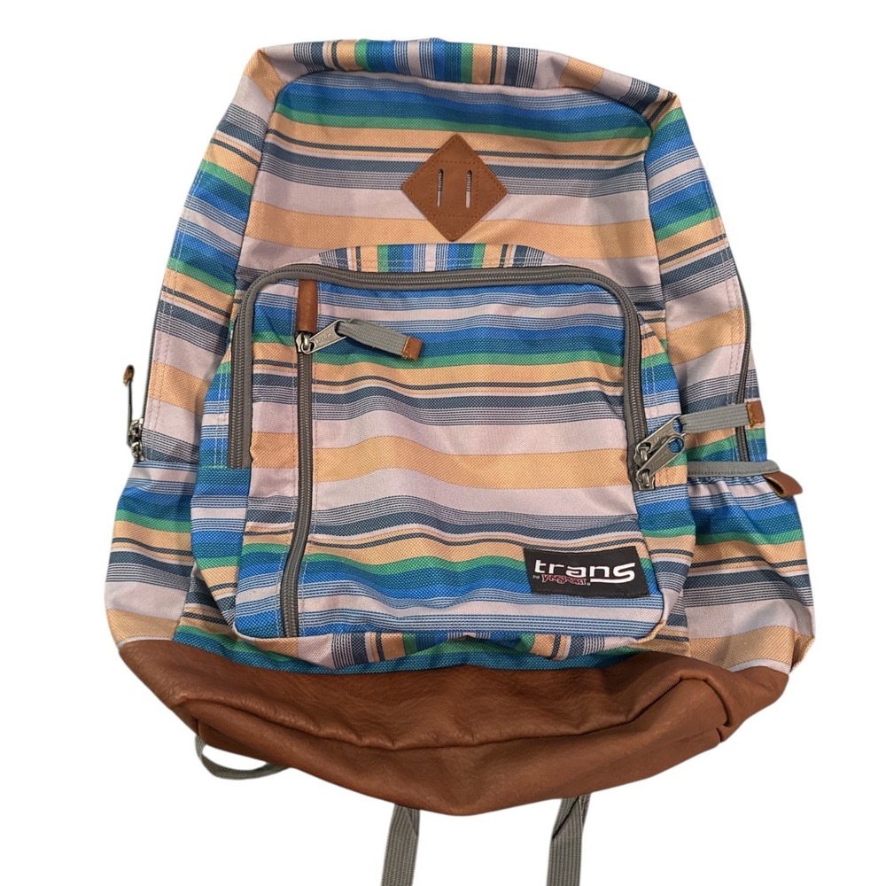 Trans by JanSport Multi Color‎ Striped Backpack